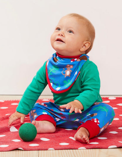 Organic Woodland Print Yoga Pants — Montessori wooden toy UK | KIDDYKIND