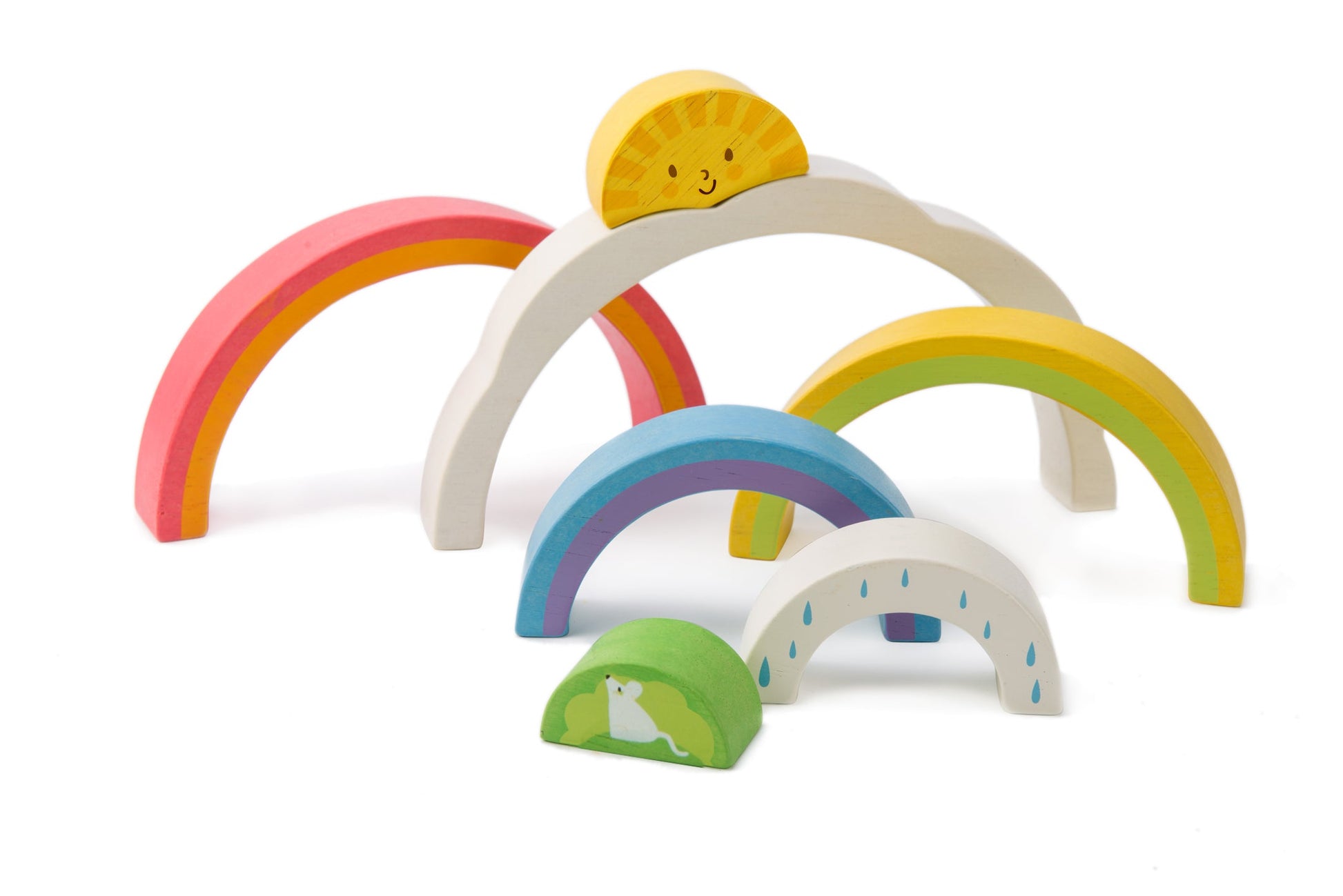Rainbow Tunnel — Montessori wooden toy UK | KIDDYKIND
