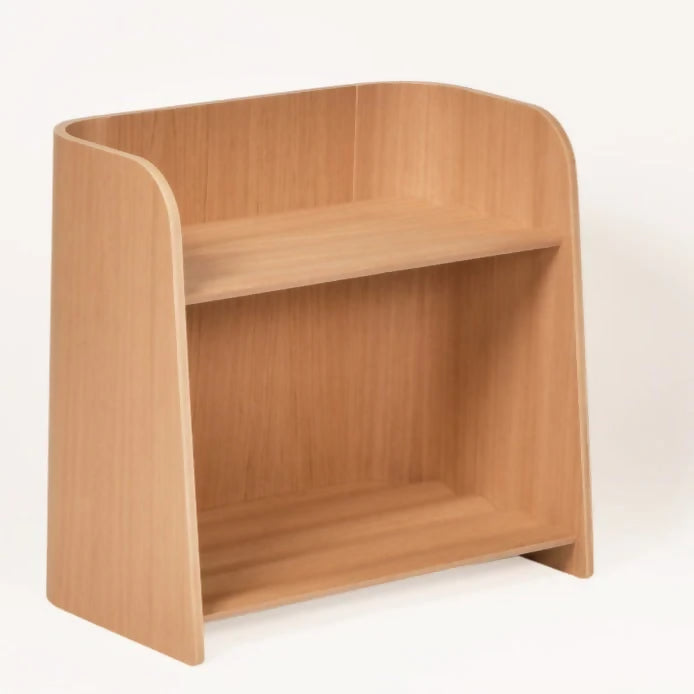 Kids wooden bookcase montessori inspired kids bookcase by curve lab