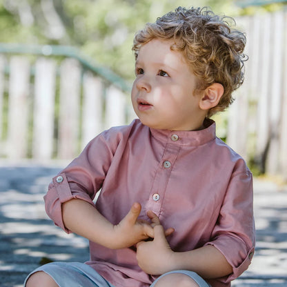 Organic Cotton Rufus Pink Shirt