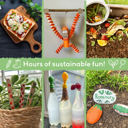 FOOD GLORIOUS FOOD - Children’s eco activity kit (Age 5+) — Montessori wooden toy UK | KIDDYKIND
