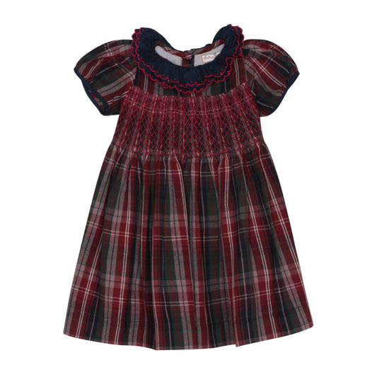 Victoria Handsmocked Girl Dress