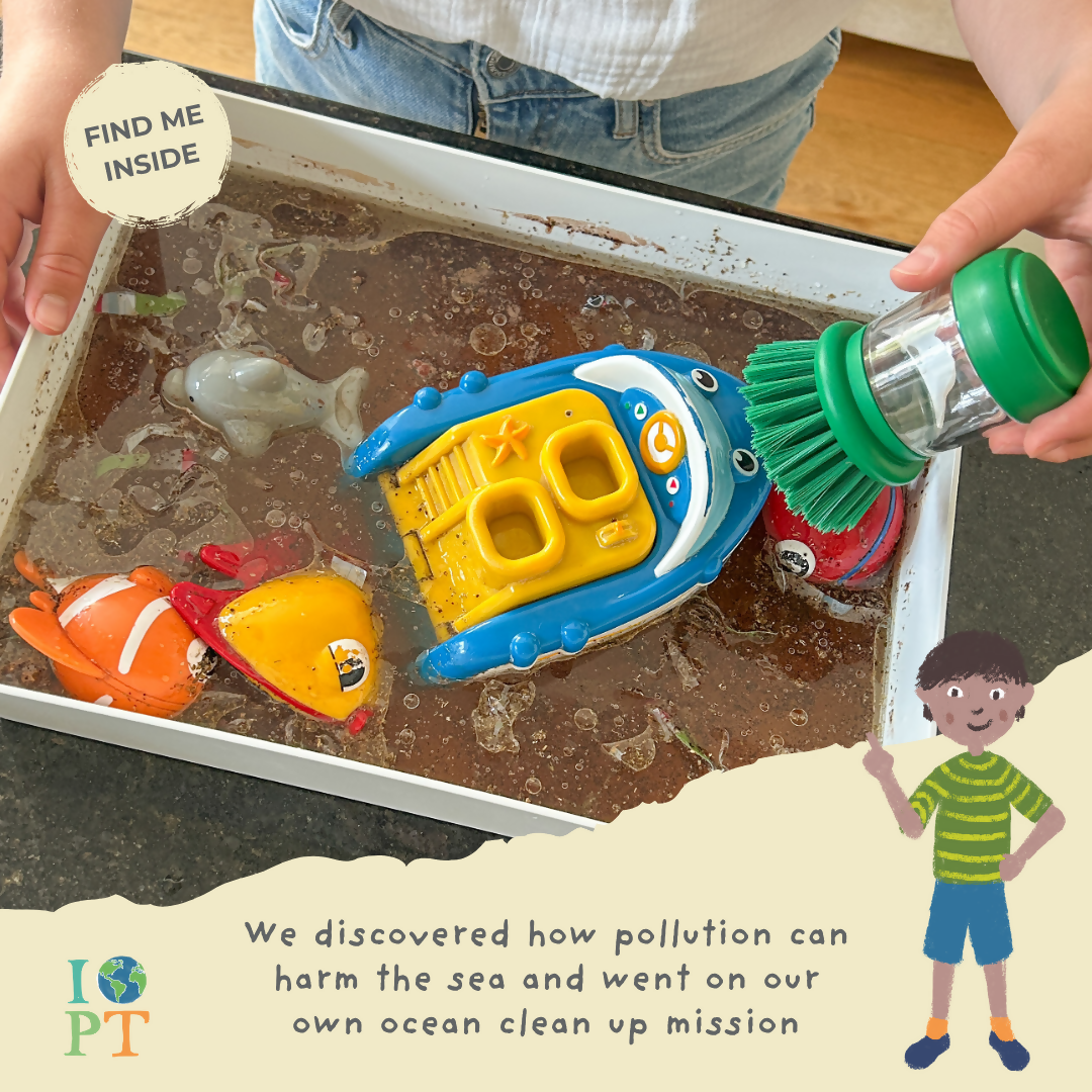 Sustainable Montessori toy: UNDER THE SEA - Children’s eco activity kit (Age 5+) | KIDDYKIND