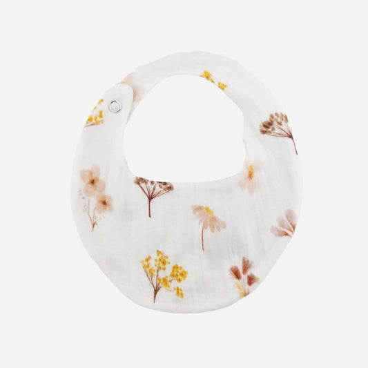 Waterproof Neutral Motif Dribble Bib | natural wooden toy for toddlers UK