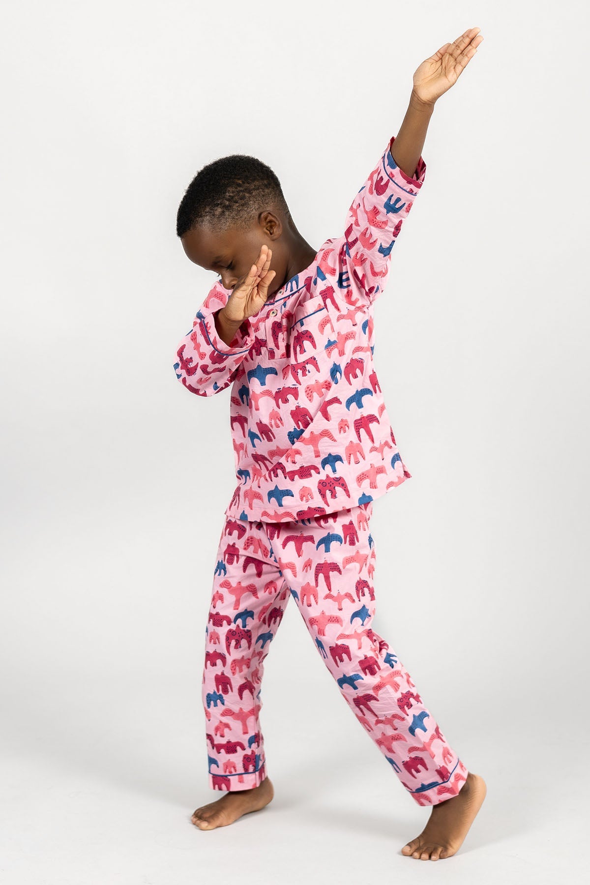 Natural baby sleep: bird song - organic cotton kids pyjama set | KIDDYKIND