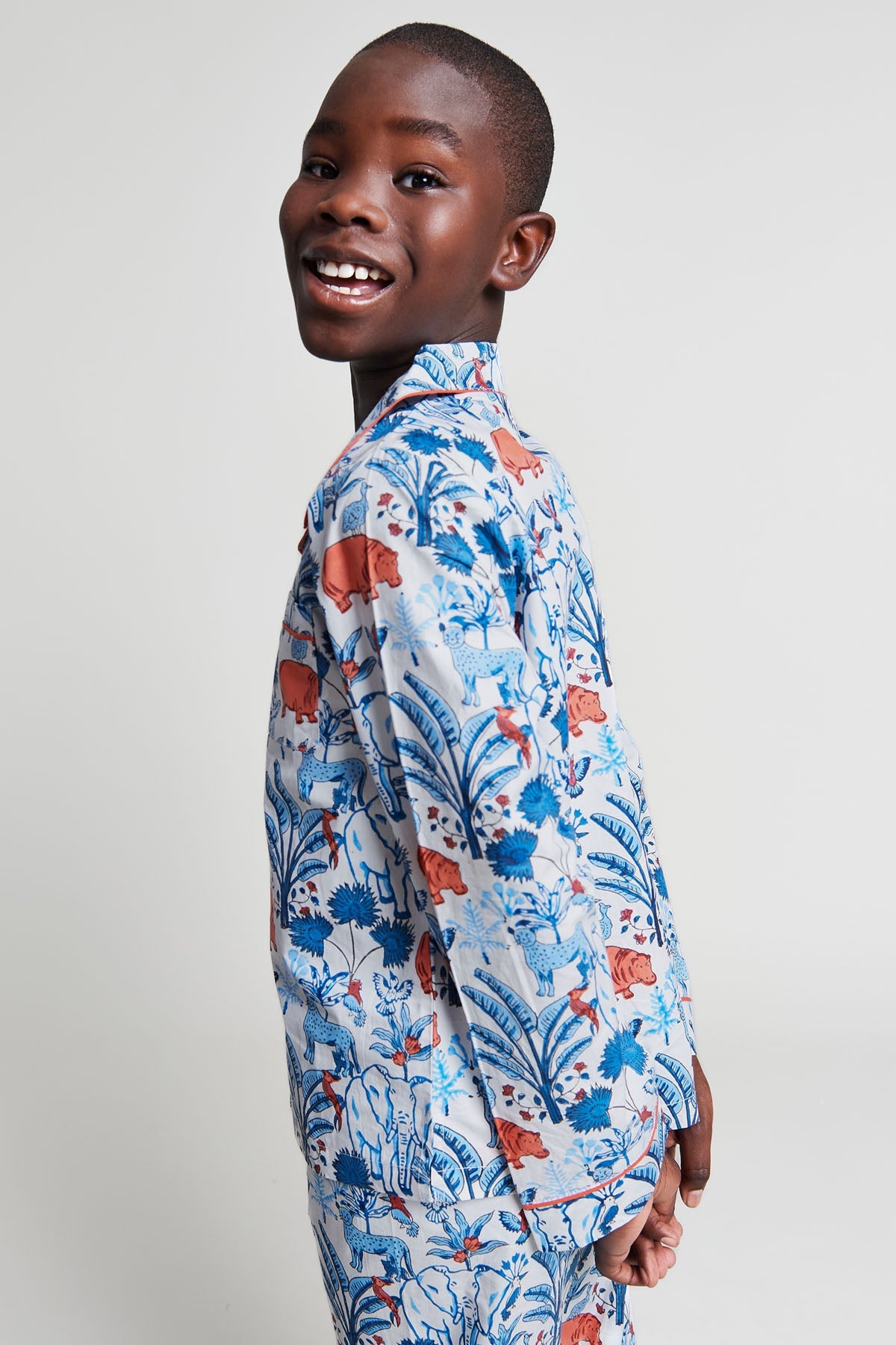 rani's whimsical woods - organic cotton kids pyjama set