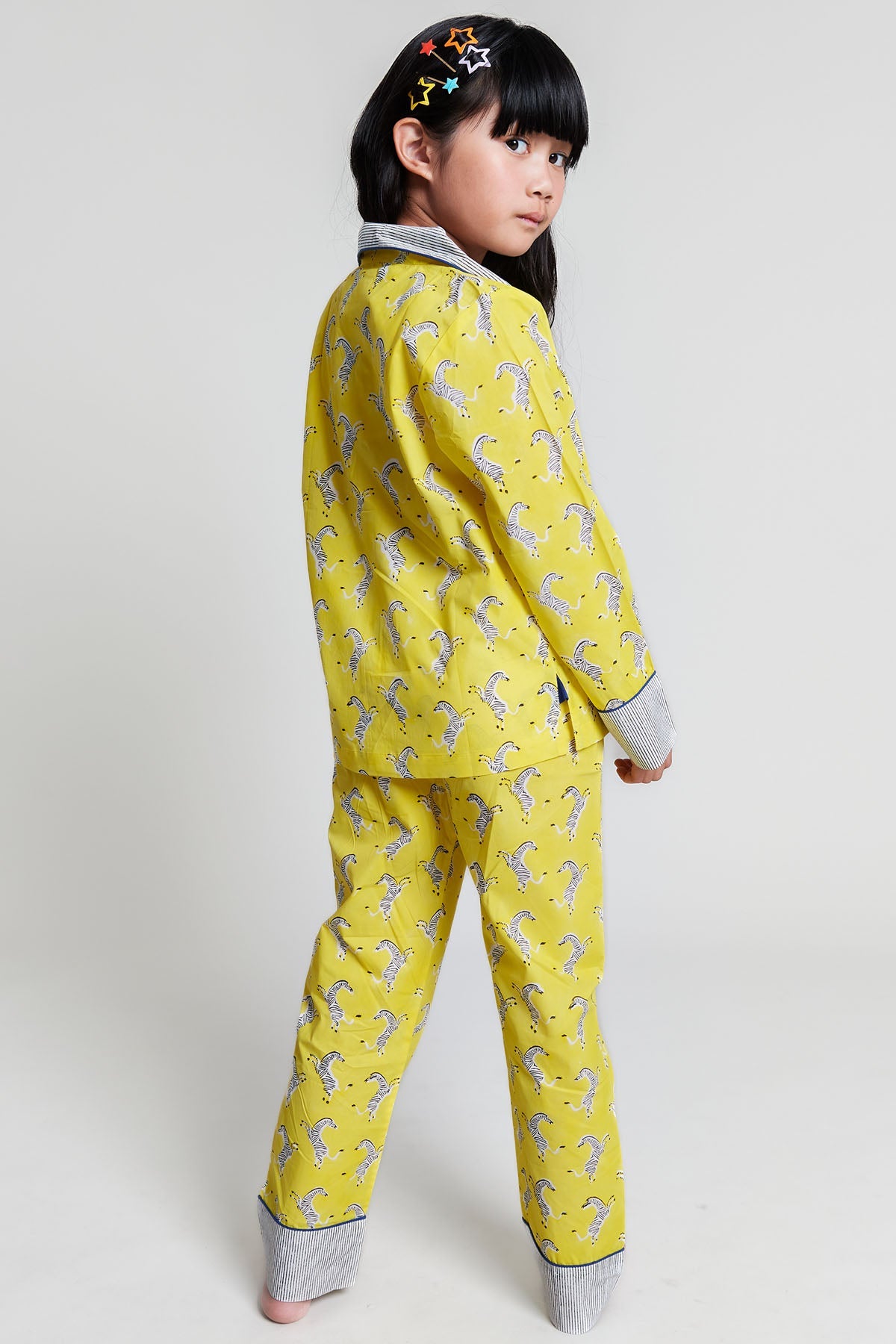 zebra strides - organic cotton kids pyjama set