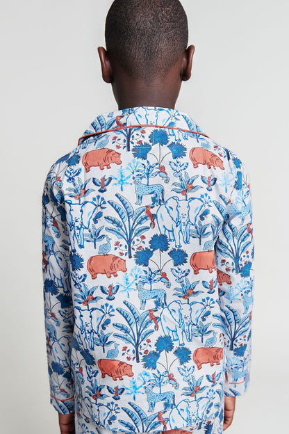 rani's whimsical woods - organic cotton kids pyjama set