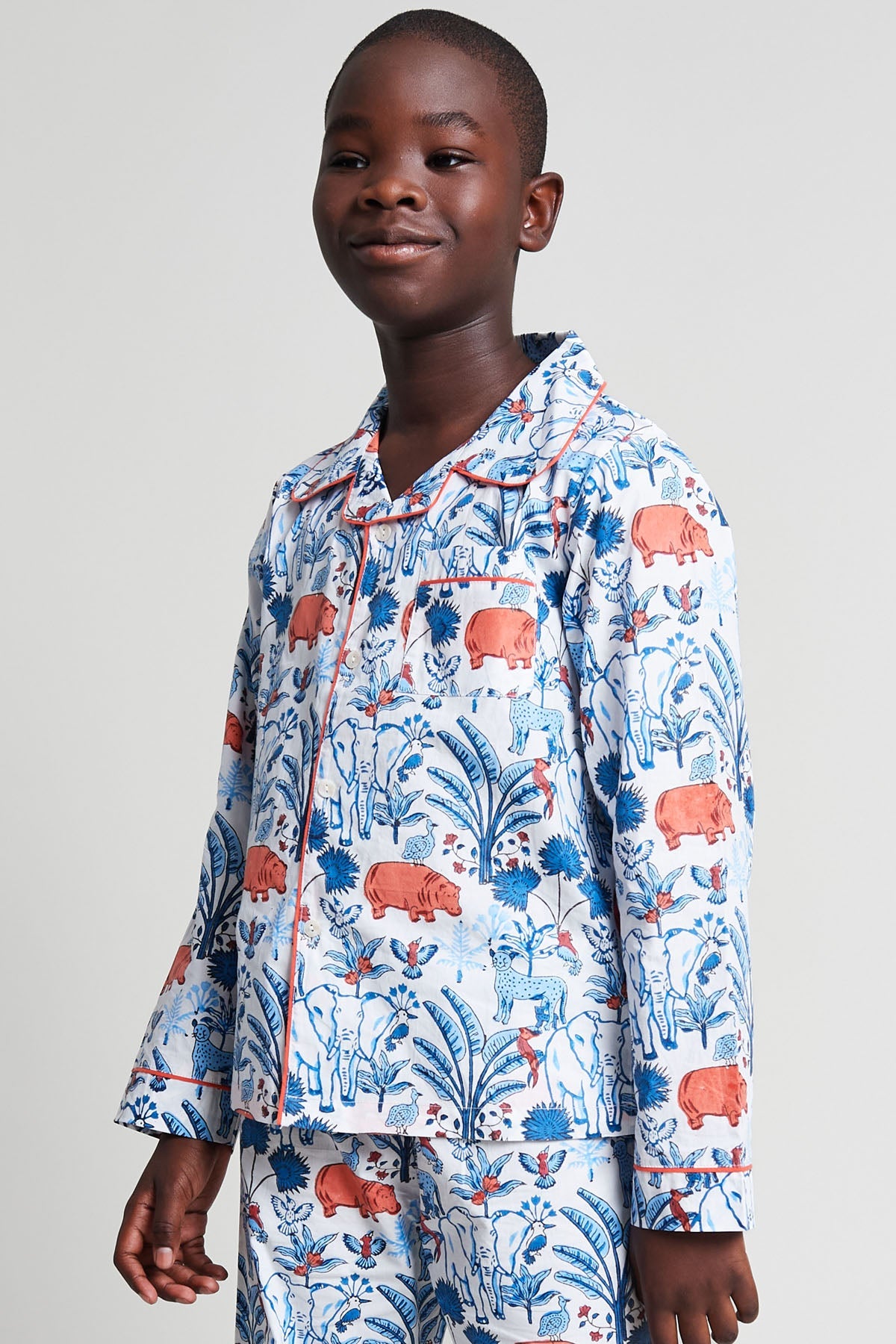 rani's whimsical woods - organic cotton kids pyjama set