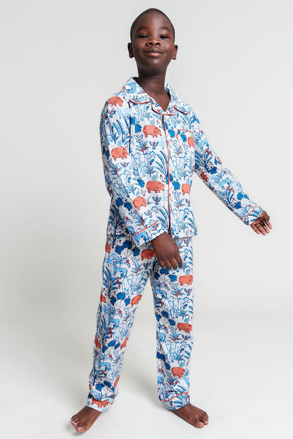 rani's whimsical woods - organic cotton kids pyjama set