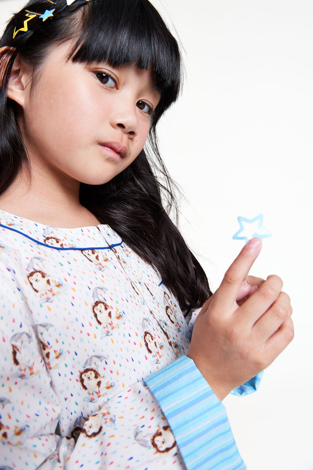 raindrops keep falling - organic cotton kids pyjama set