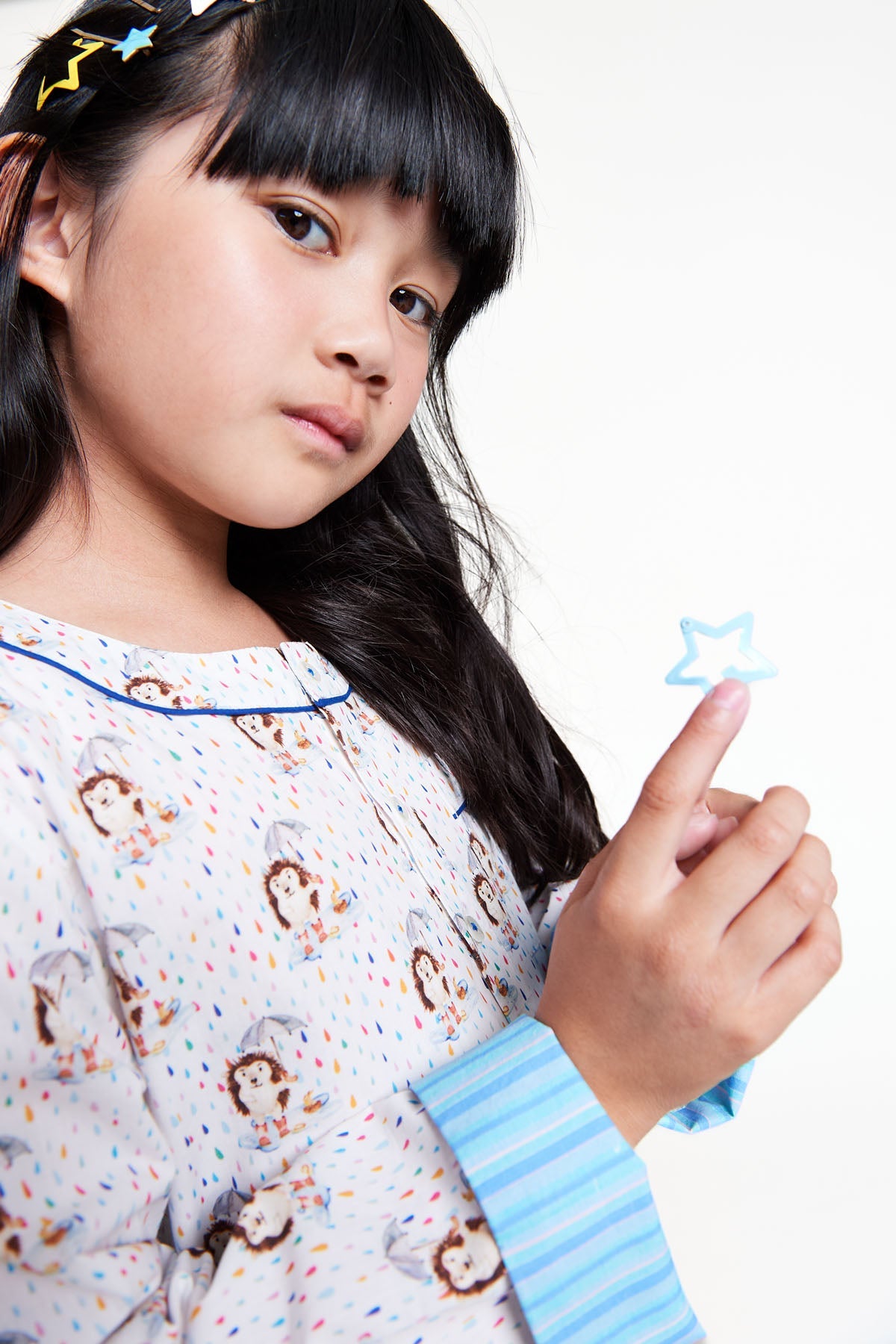 raindrops keep falling - organic cotton kids pyjama set