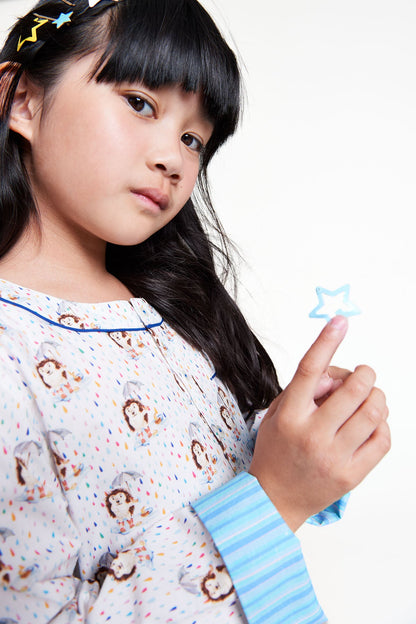 raindrops keep falling - organic cotton kids pyjama set