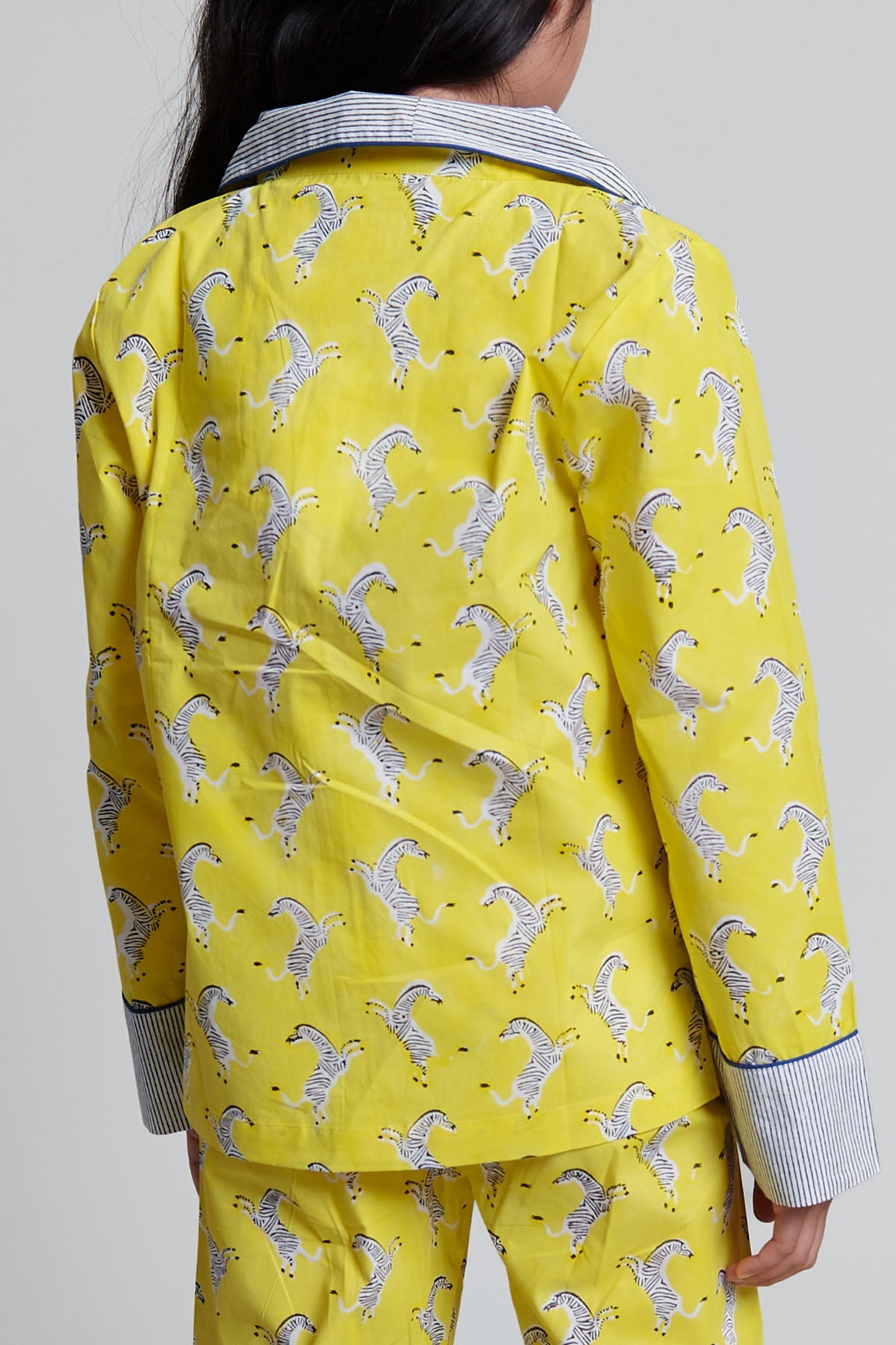 zebra strides - organic cotton kids pyjama set