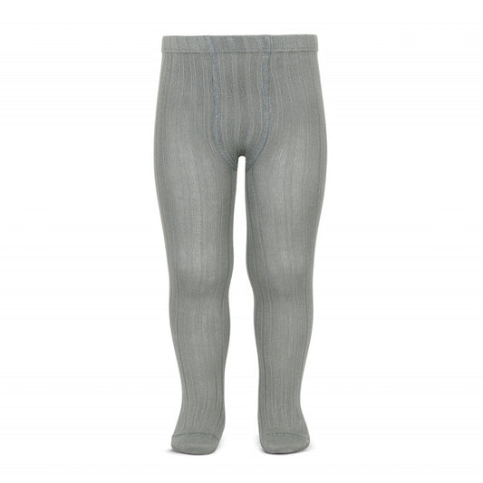 Ribbed Tights - Grey