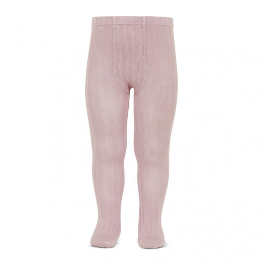 Ribbed Tights - Dusty Pink