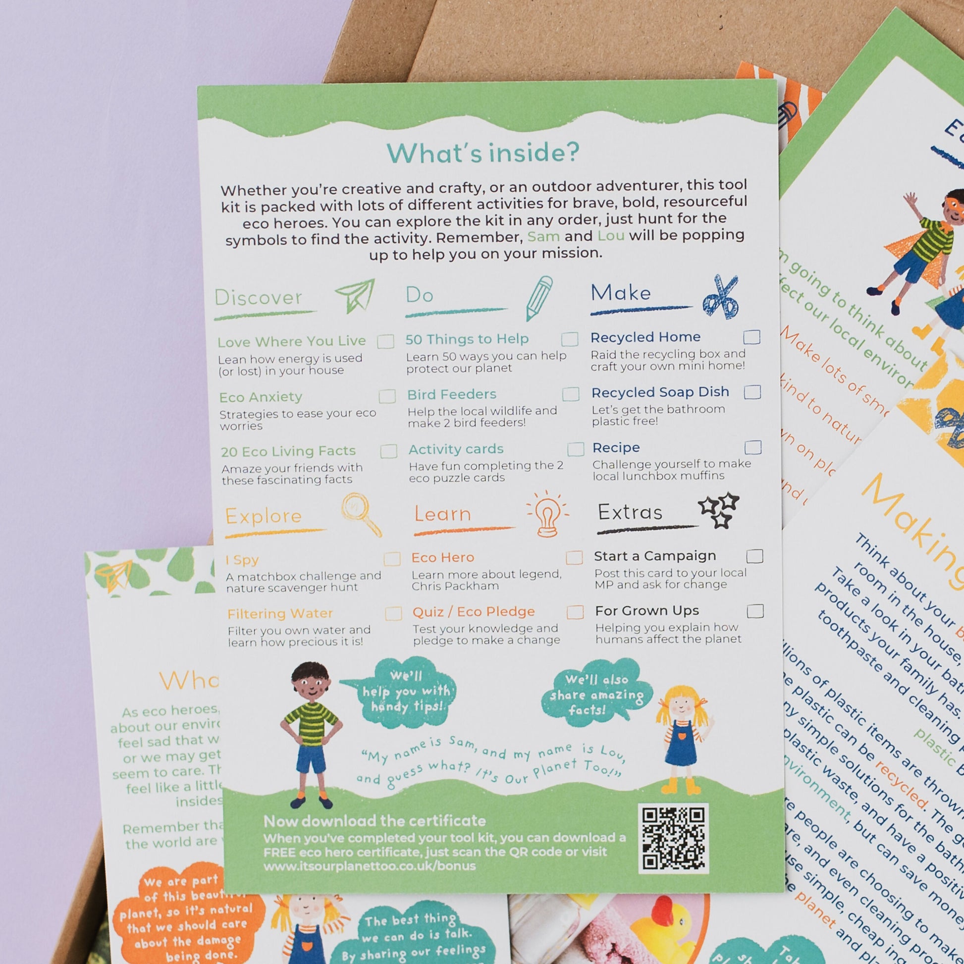 Sustainable Montessori toy: LOVE WHERE YOU LIVE - Children’s eco activity kit (Age 5+) | KIDDYKIND