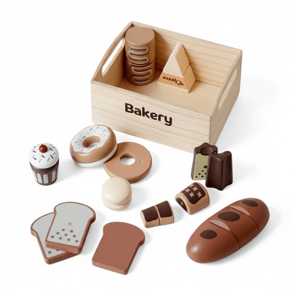 Wooden Box Dessert Set