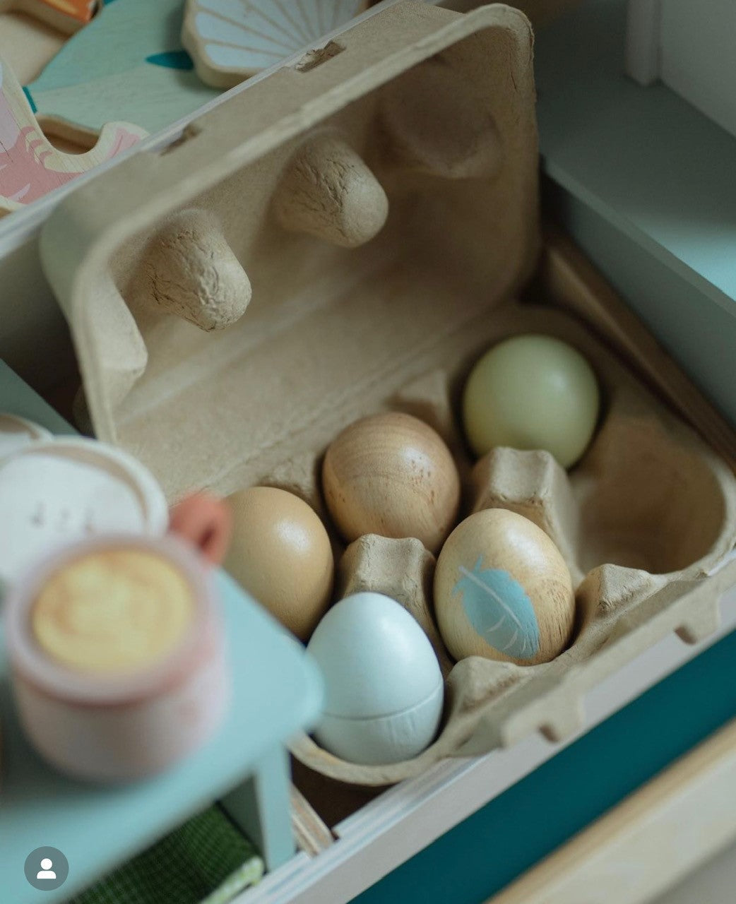 Wooden Eggs | open-ended wooden toy for kids UK