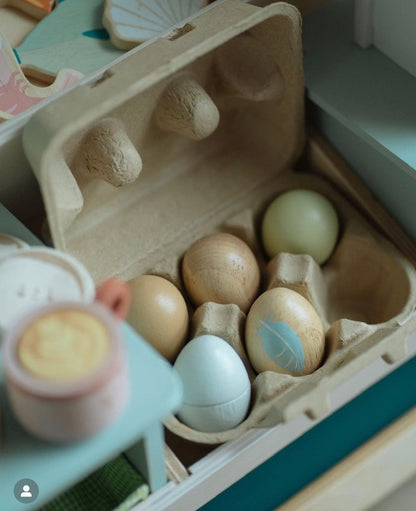 Wooden Eggs | open-ended wooden toy for kids UK