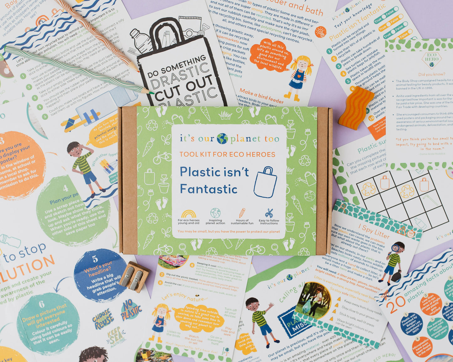 Sustainable Montessori toy: PLASTIC ISN'T FANTASTIC - Children’s eco activity kit (Age 5+) | KIDDYKIND
