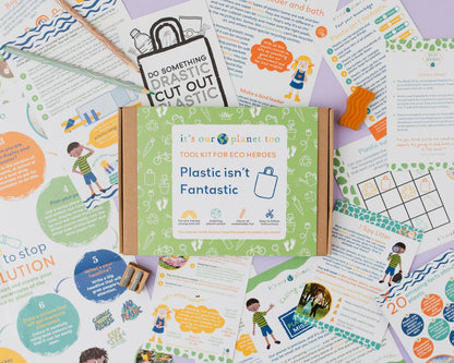 Sustainable Montessori toy: PLASTIC ISN'T FANTASTIC - Children’s eco activity kit (Age 5+) | KIDDYKIND