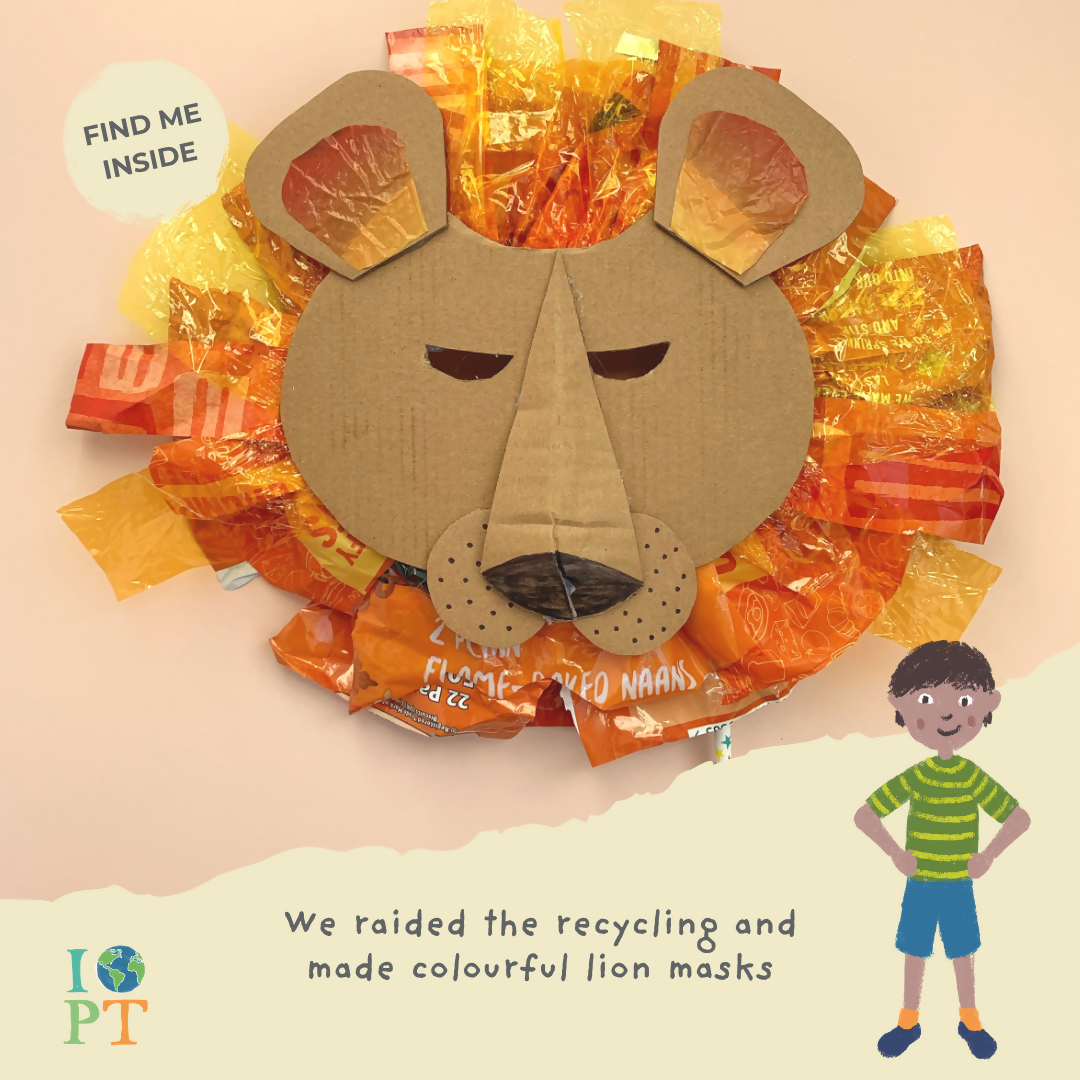 MAJESTIC LIONS - Children’s eco activity kit (Age 5+) | natural wooden toy for toddlers UK
