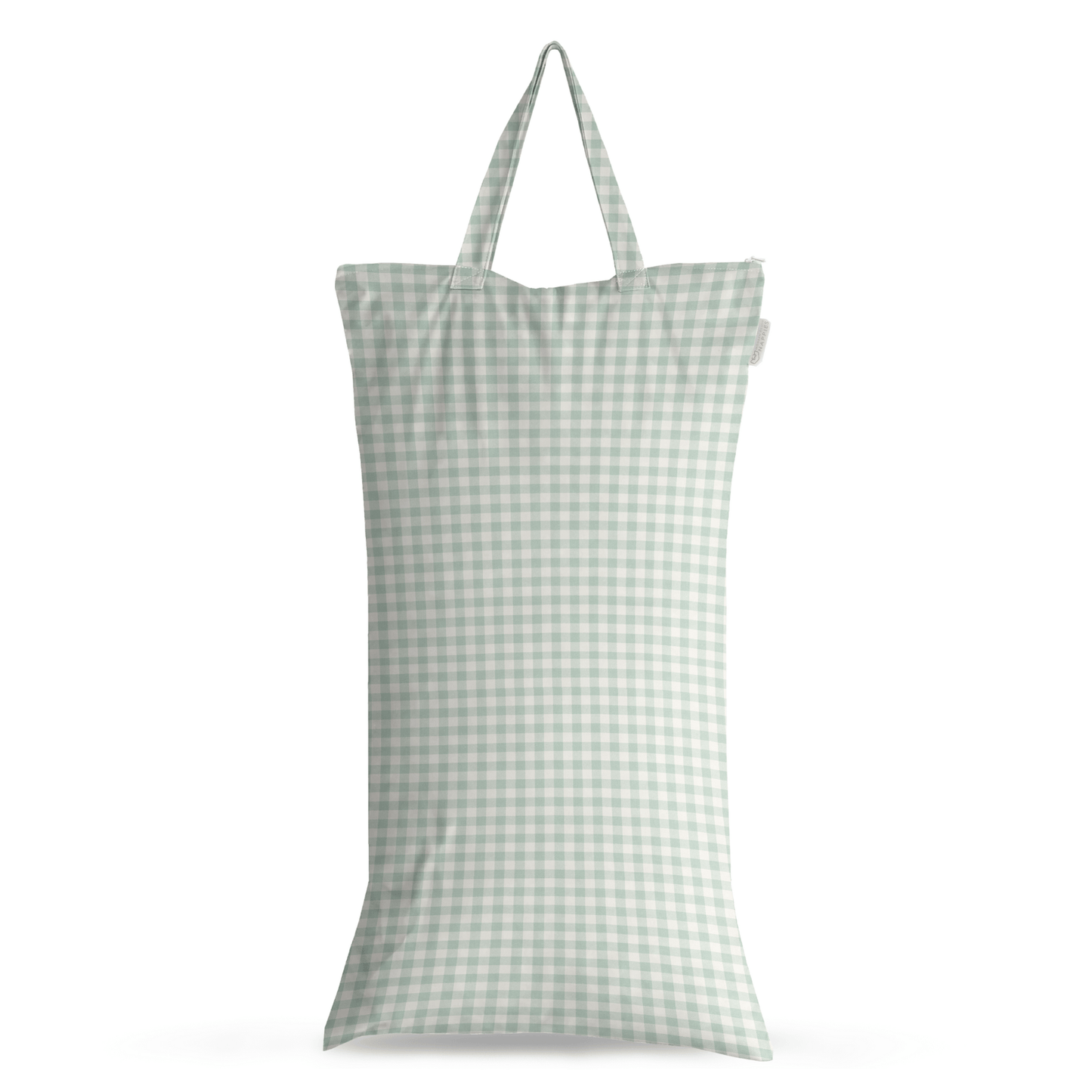 XL Wet Bag - Reusable Cloth Nappy Pail - Sage Gingham