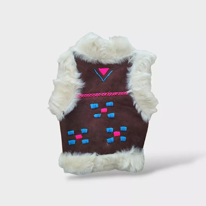 Aqls & Nafs afghani gillet handcrafted kids outerwear