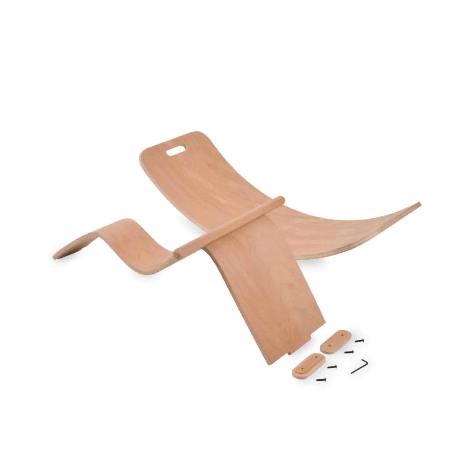 Wooden rocking horse for toddlers and kids rocking horse curve lab