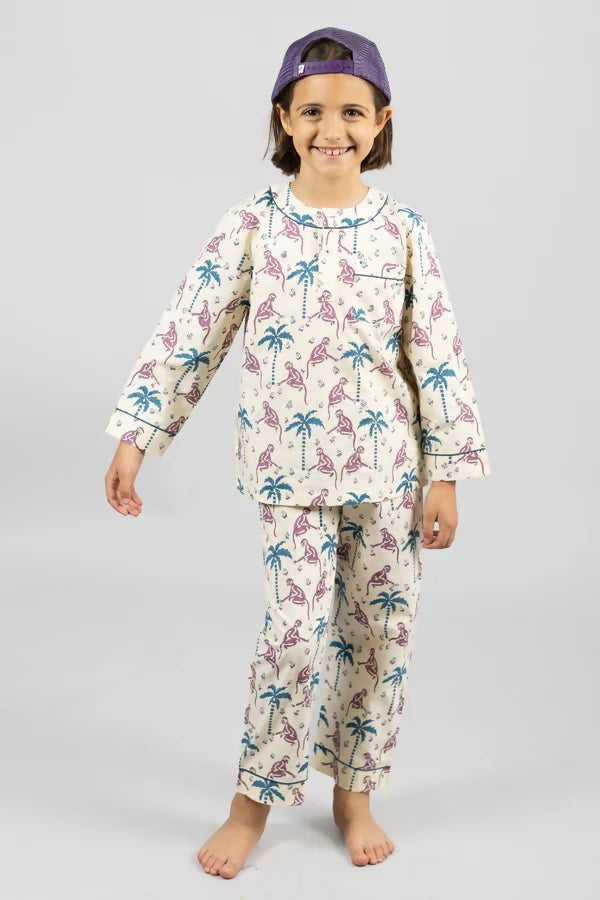 Mojo's Coconut Capers - Organic Cotton Kids Pyjamas
