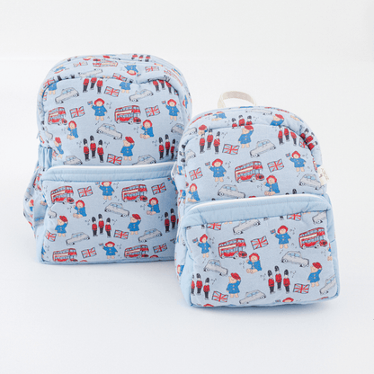Zoey London Lane hand-embroidered London cotton kids backpack
