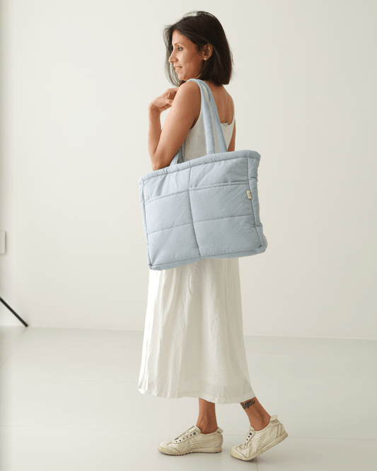 Zoey Frost cotton tote nappy bag