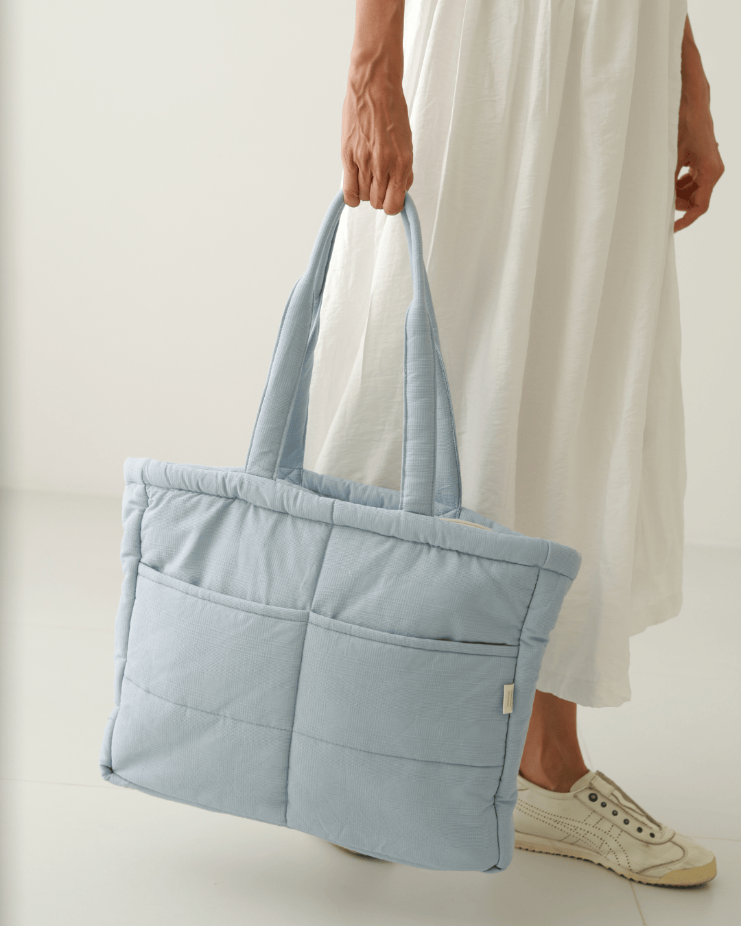 Zoey Frost cotton tote nappy bag, view 2