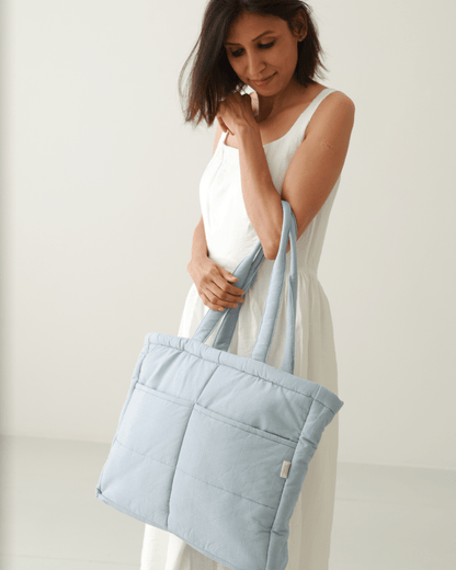 Zoey Frost cotton tote nappy bag, view 4