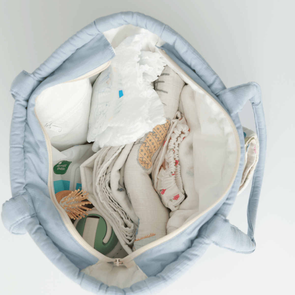 Zoey Frost cotton tote nappy bag, view 6