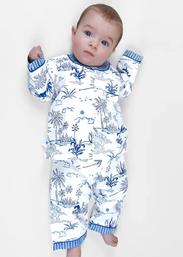 Stego's Moonlit Meander - Organic Cotton Kids Pyjamas