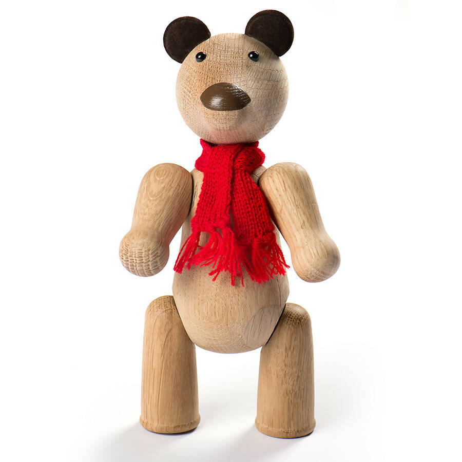 Wooden Toys. Wooden toy bear. Handmade soild oak wooden toy bear