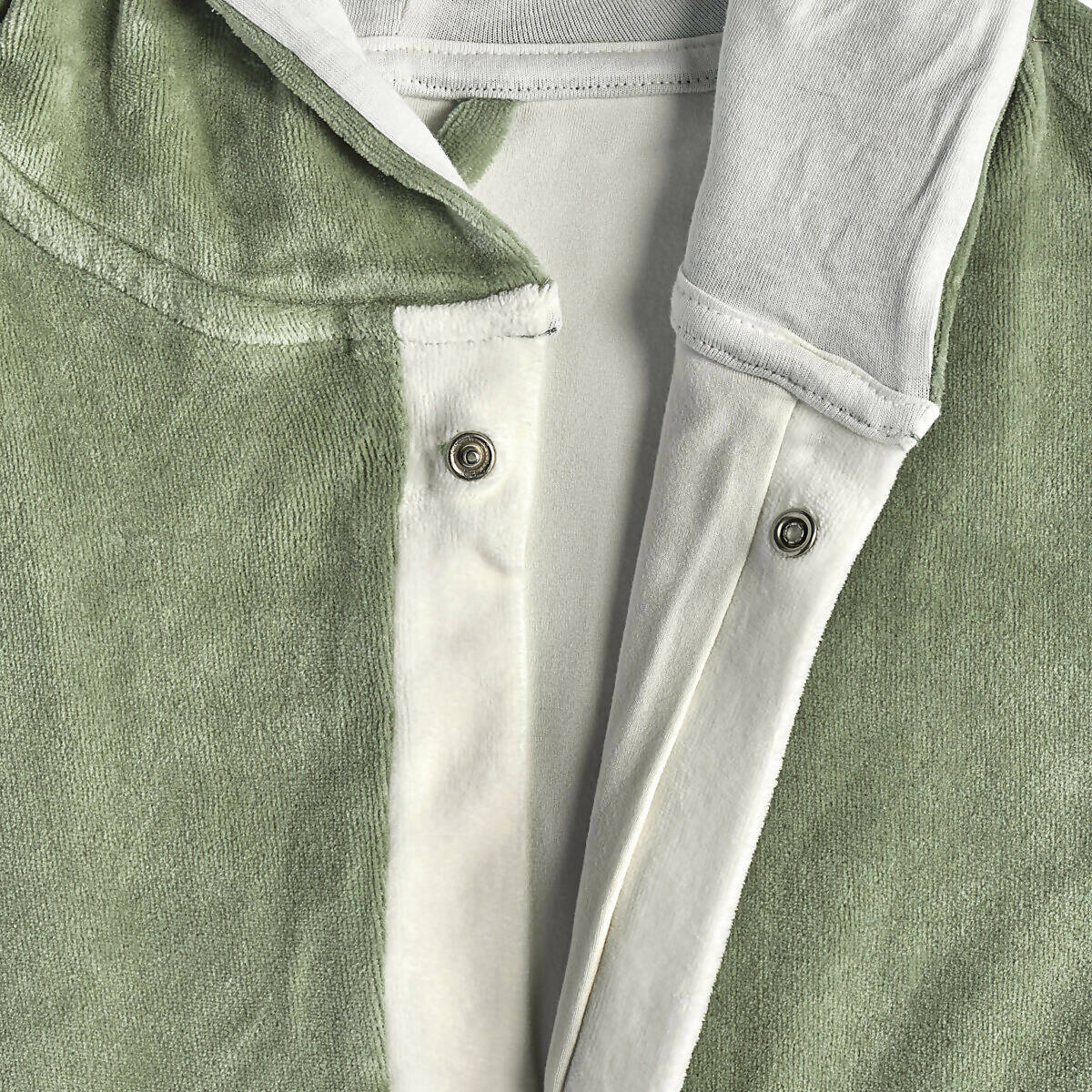 Organic Cotton Robe - Green