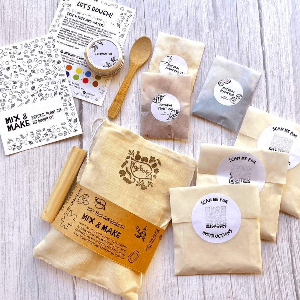 Make Your Own Natural Playdough - Natural Dye Kits