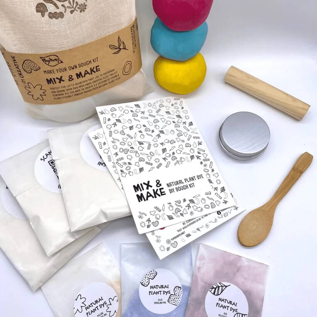 Make Your Own Natural Playdough - Natural Dye Kits