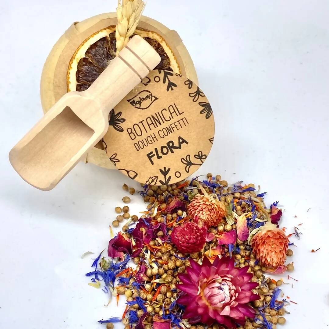 Biodegradable Natural Dough Confetti - Botanical Flora Kit