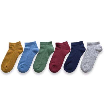 6pk Kids Cotton Cushioned Sports Trainer Socks - Multi