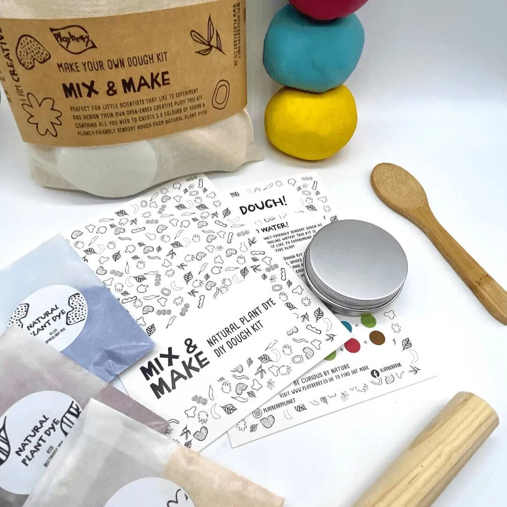 Make Your Own Natural Playdough - Natural Dye Kits