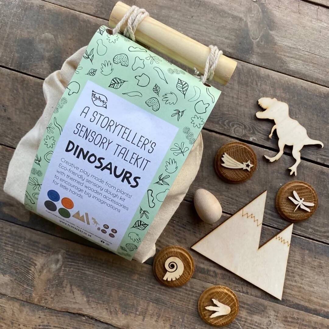 Dinosaur Theme Natural Dough Kit