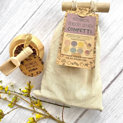 Biodegradable Natural Dough Confetti - Botanical Flora Kit