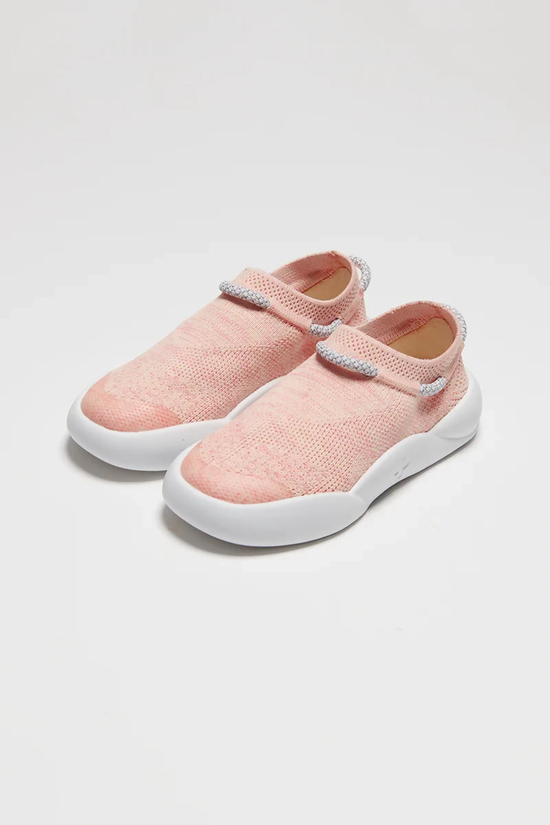 pink-childrens-trainers-made-from-recycled-plastic-sugarcane-sole-top-view
