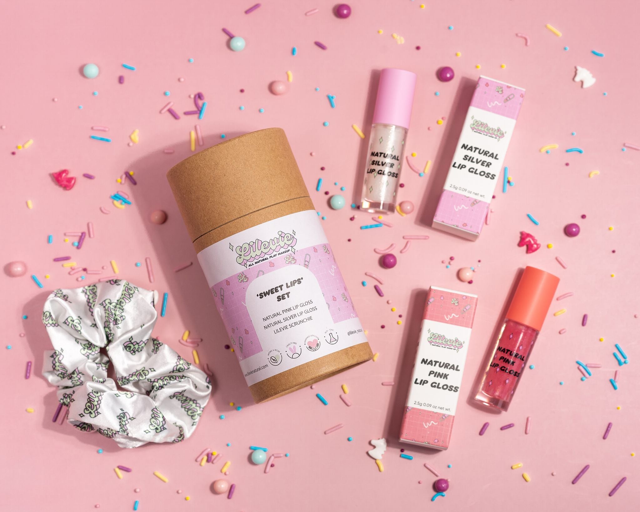 'SWEET LIPS' natural make-up set