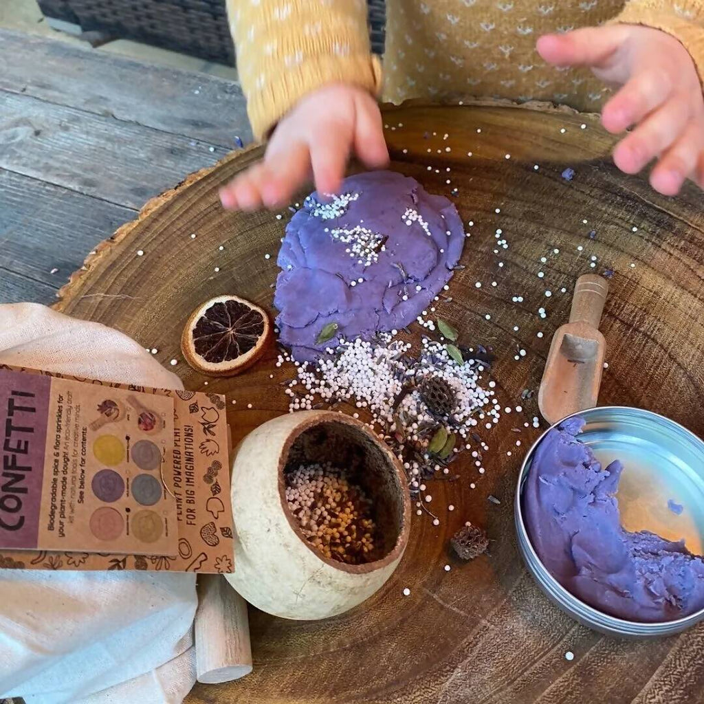 Biodegradable Natural Dough Confetti - Botanical Spice Kit