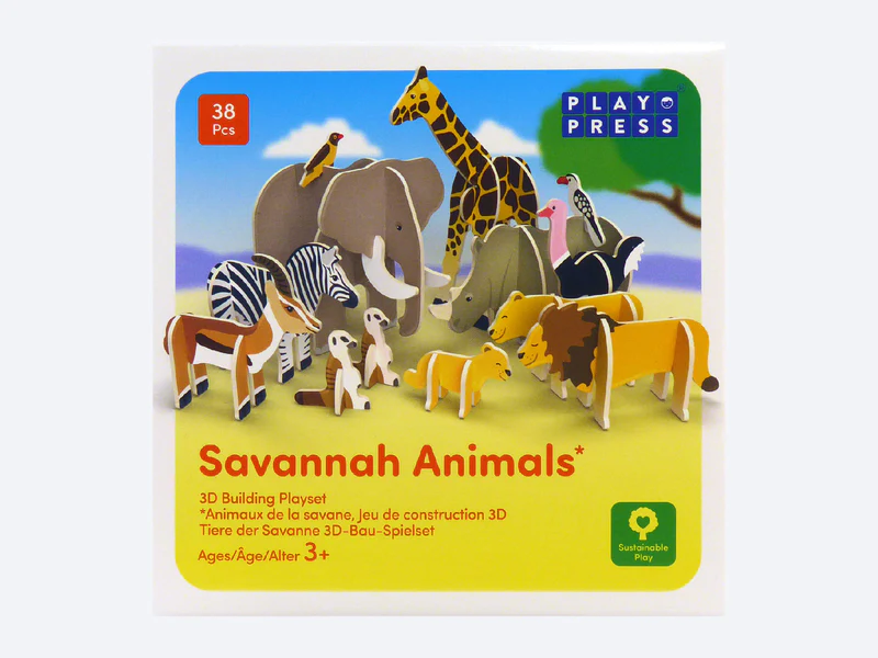Savannah Animals Eco-Friendly Play Set
